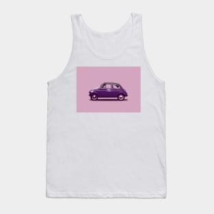 Purple Fiat 500 Tank Top